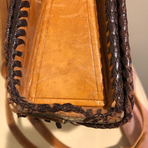 Vintage tooled leather bag - Picture 8 of 8